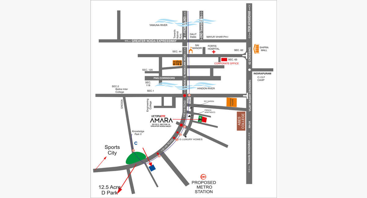 Amara Location Map