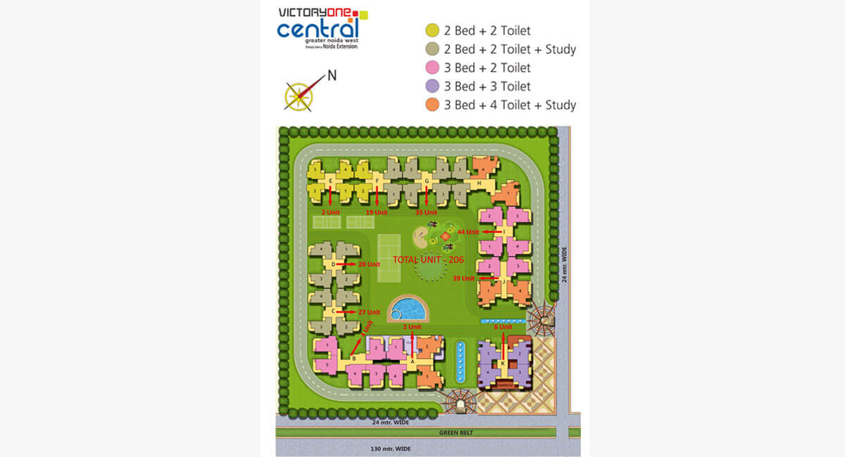 Central Site Layout